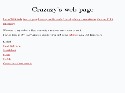 Screenshot of ~crazazy