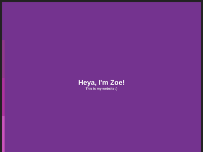 Screenshot of ~zoeee